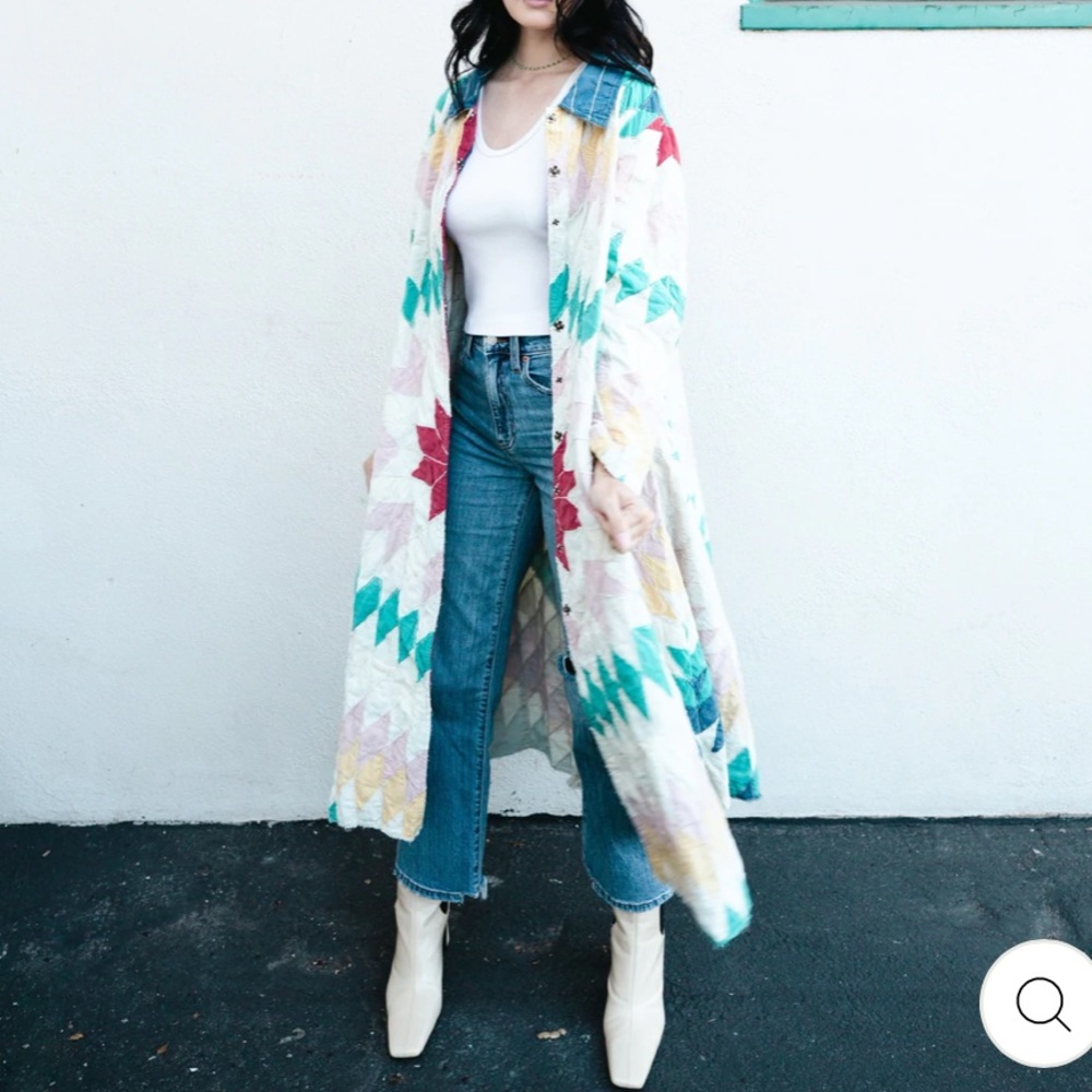 Magnolia Pearl Quilted work Tancy coat
